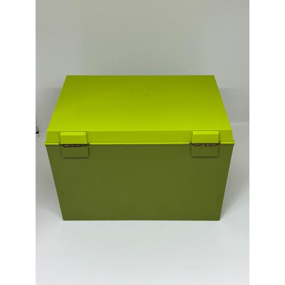 Vintage 70s Retro Betty Crocker Green Recipe Card Library Box Set 8.5x6 Kitchen - Picture 7 of 11